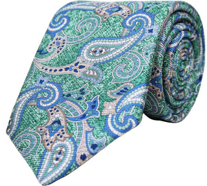 Modern Melange Paisley/ Green Apple