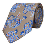 Load image into Gallery viewer, Springtime Floating Paisley Twills/ Blue Tan
