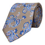 Load image into Gallery viewer, Springtime Floating Paisley Twills/ Red Royal
