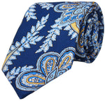 Load image into Gallery viewer, Springtime Bold Paisley Twills/ Blueberry
