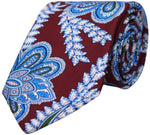 Load image into Gallery viewer, Springtime Bold Paisley Twills/ Cranberry
