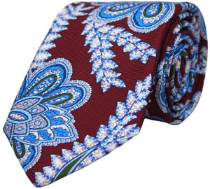 Springtime Bold Paisley Twills/ Cranberry