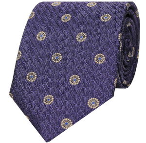 Spring Woven Spaced Neat-Grape