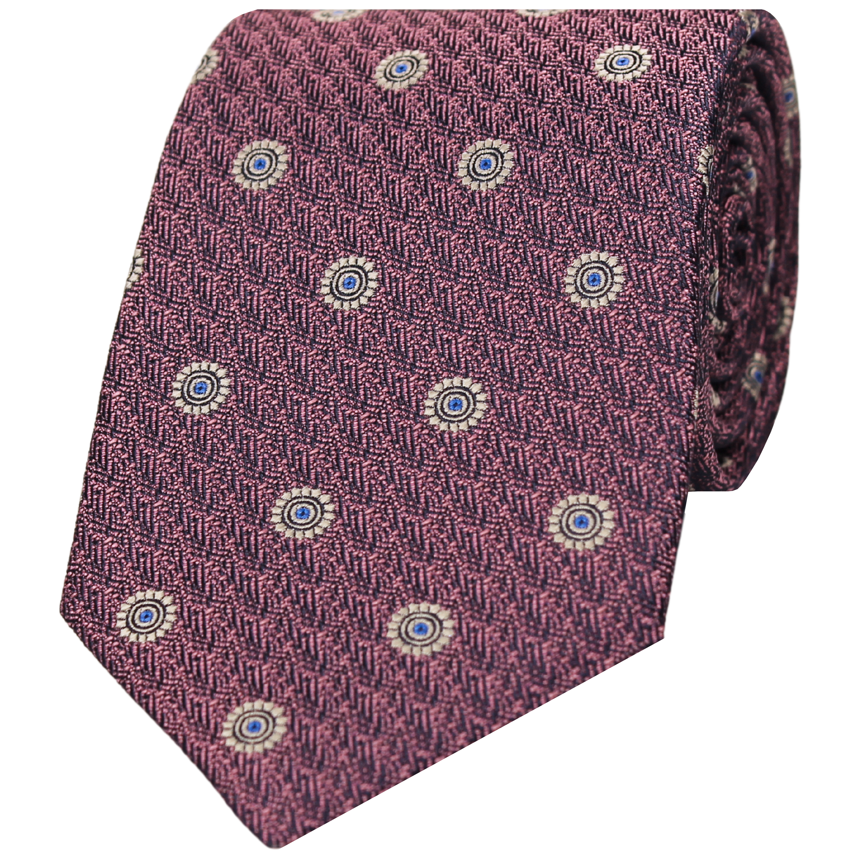 Spring Woven Spaced Neat-Pink