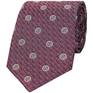 Spring Woven Spaced Neat-Pink