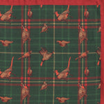 Load image into Gallery viewer, Pheasant on Plaid Pocket Square
