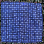 Load image into Gallery viewer, Herringbone/Floral Check Pocket Square
