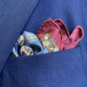 Dancing Paisley/Floral Pocket Square