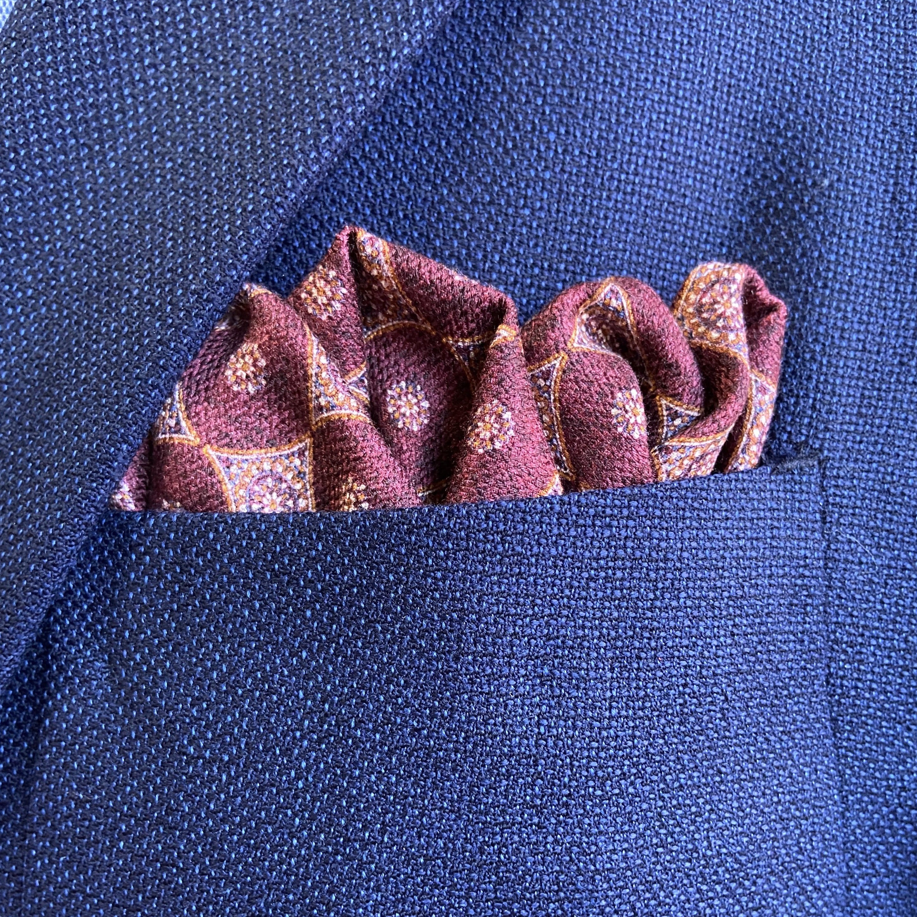 Ancient/Mini Drops Pocket Square