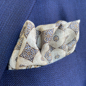 Ancient/Mini Drops Pocket Square