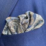 Load image into Gallery viewer, Paisley/Medallion Pocket Square
