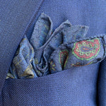 Load image into Gallery viewer, Pheasant/ Floating Paisley Pocket Square
