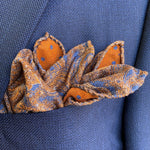 Load image into Gallery viewer, Paisley/Dot Pocket Square
